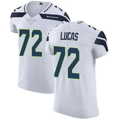 Abraham Lucas Men's Elite White Seattle Seahawks Vapor Untouchable Jersey