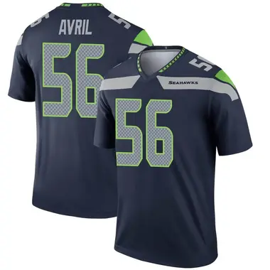Cliff Avril Men's Legend Navy Seattle Seahawks Jersey