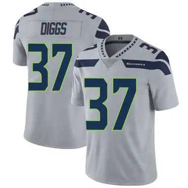 Quandre Diggs Men's Limited Gray Seattle Seahawks Alternate Vapor Untouchable Jersey